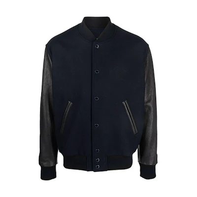Golden Goose Black Patchwork Button-Up Jacket GMP00834P00061750654