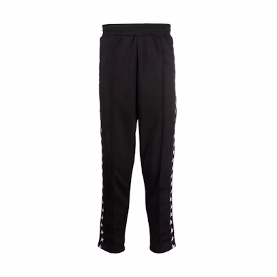 Golden Goose Black Star Print Elastic Waist Knit Sweatpants GMP00877P00052180203