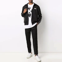 Lookbook Golden Goose 黑色星星圖案鬆緊腰針織運動褲 GMP00877P00052180203