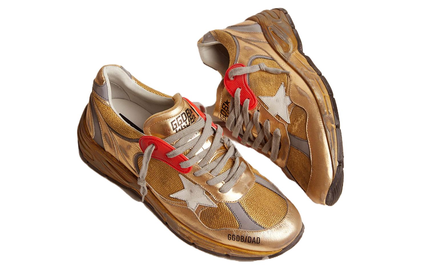 Shop 金鵄 Dad-Star 皮革 繫帶 低筒 老爹鞋 男款 棕紅