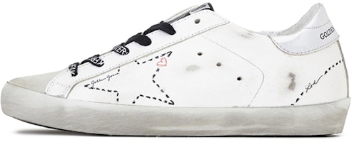 Golden Goose Deluxe Brand Low Top 'Distressed White' GMF00101.F000127.10212 Golden Goose Deluxe Brand Low Top 'Distressed White' GMF00101.F000127.10212