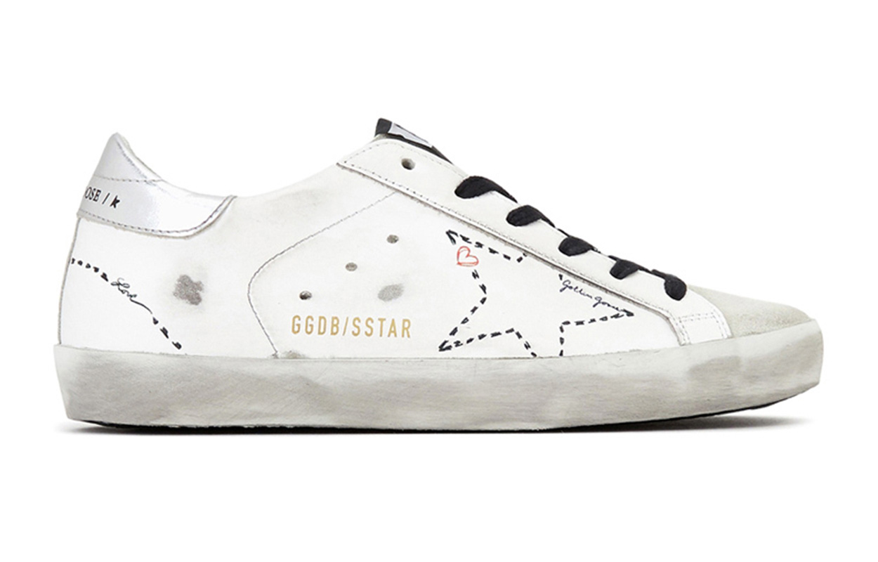 Order Golden Goose Deluxe Brand Baskets Basses ''Blanc Vieilli'' GMF00101.F000127.10212