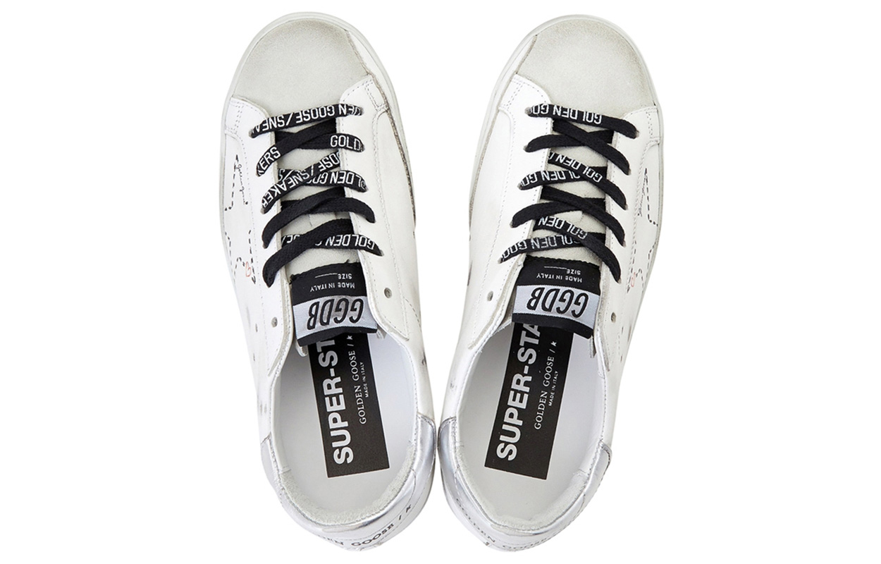 Purchase Golden Goose Deluxe Brand Baskets Basses ''Blanc Vieilli'' GMF00101.F000127.10212