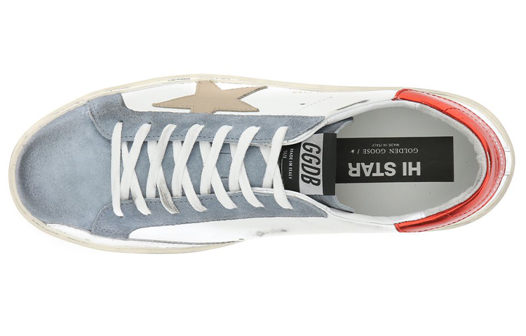 Golden Goose Deluxe Brand Skate Sneaker 'Distressed Grey White' 圖 4