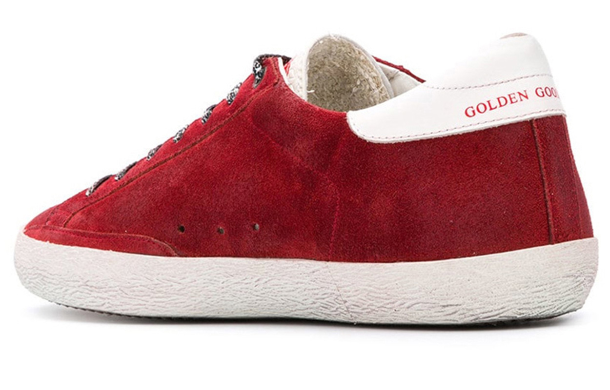 Shop 골든구스 레드 캐주얼 스니커즈 (Golden Goose Red Casual Sneakers) G33MS590.H47