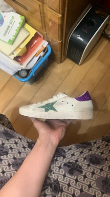 Golden Goose Superstar 'Estrella Plateada Brillante Cola Púrpura Desgastada' G31WS590-B86 Buy Golden Goose Superstar 'Estrella Plateada Brillante Cola Púrpura Desgastada' G31WS590-B86