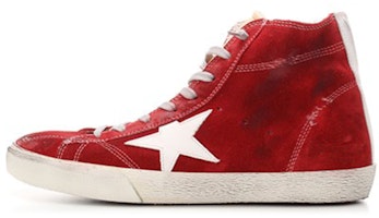 Golden Goose Francy 'Red Leather High-Top' GMF00113.F002795.40413 Golden Goose Francy 'Red Leather High-Top' GMF00113.F002795.40413
