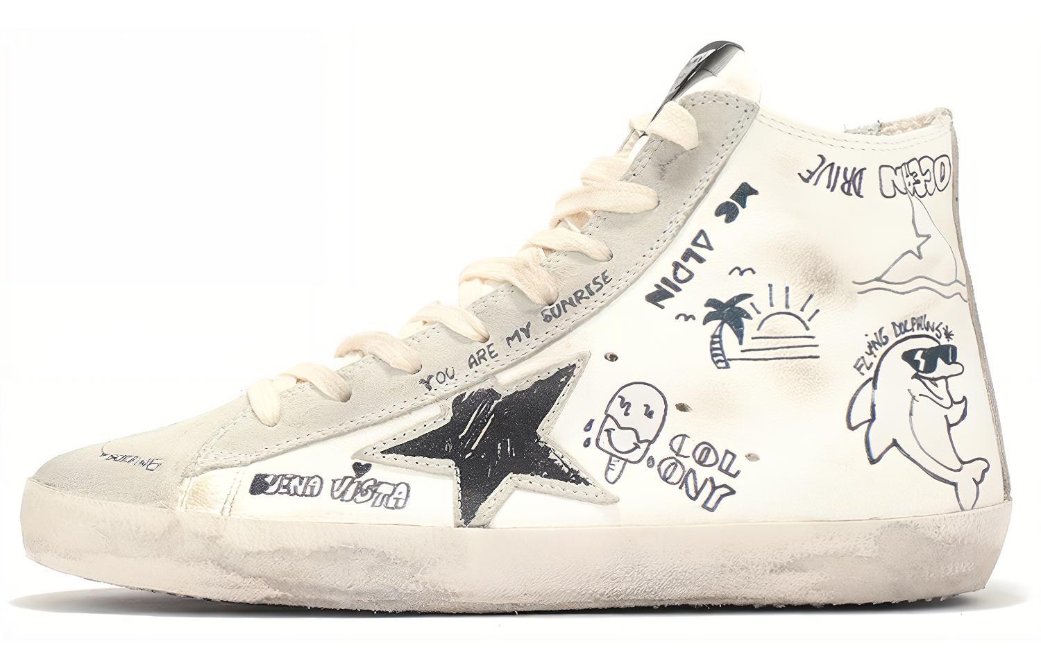 Golden Goose Francy 'White Distressed' GMF00113.F002669.10220