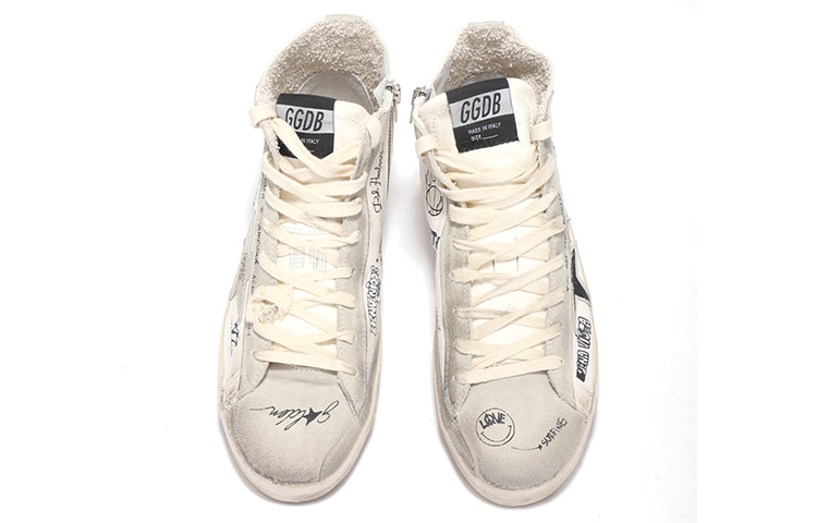 Lookbook Golden Goose Francy ''Bianco Invecchiato'' GMF00113.F002669.10220