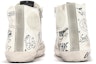 Shop Golden Goose Francy 'Putih Distressed' GMF00113.F002669.10220