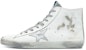 Golden Goose Francy 'Bintang Putih High-Top Usang' GMF00113.F000319.10274