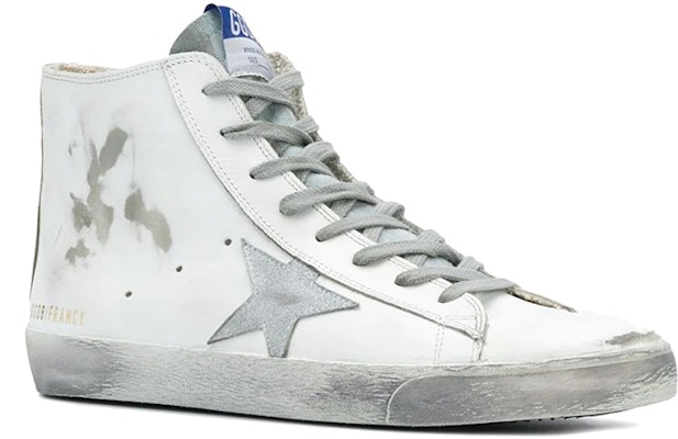 Golden Goose Francy 'White Star Distressed High-Top' GMF00113.F000319.10274 Order Golden Goose Francy 'White Star Distressed High-Top' GMF00113.F000319.10274