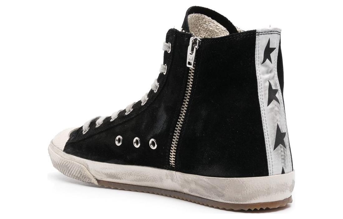 Shop Golden Goose Francy High 'Black Canvas' GMF00260.F002753.90312