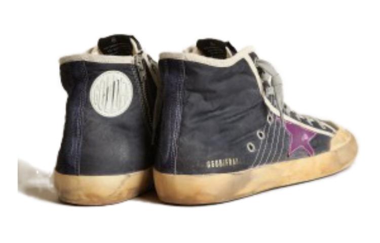 Shop 골든구스 프랜시 하이 '블루' (Golden Goose Francy High 'Blue') GMF00409.F003466.50715
