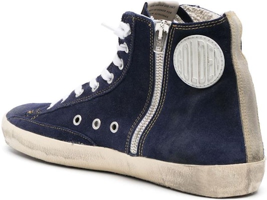 Golden Goose Francy High Top 'Navy Distressed Star Patch' Biru Navy GMF001130.F004748.50787 Shop Golden Goose Francy High Top 'Navy Distressed Star Patch' Biru Navy GMF001130.F004748.50787