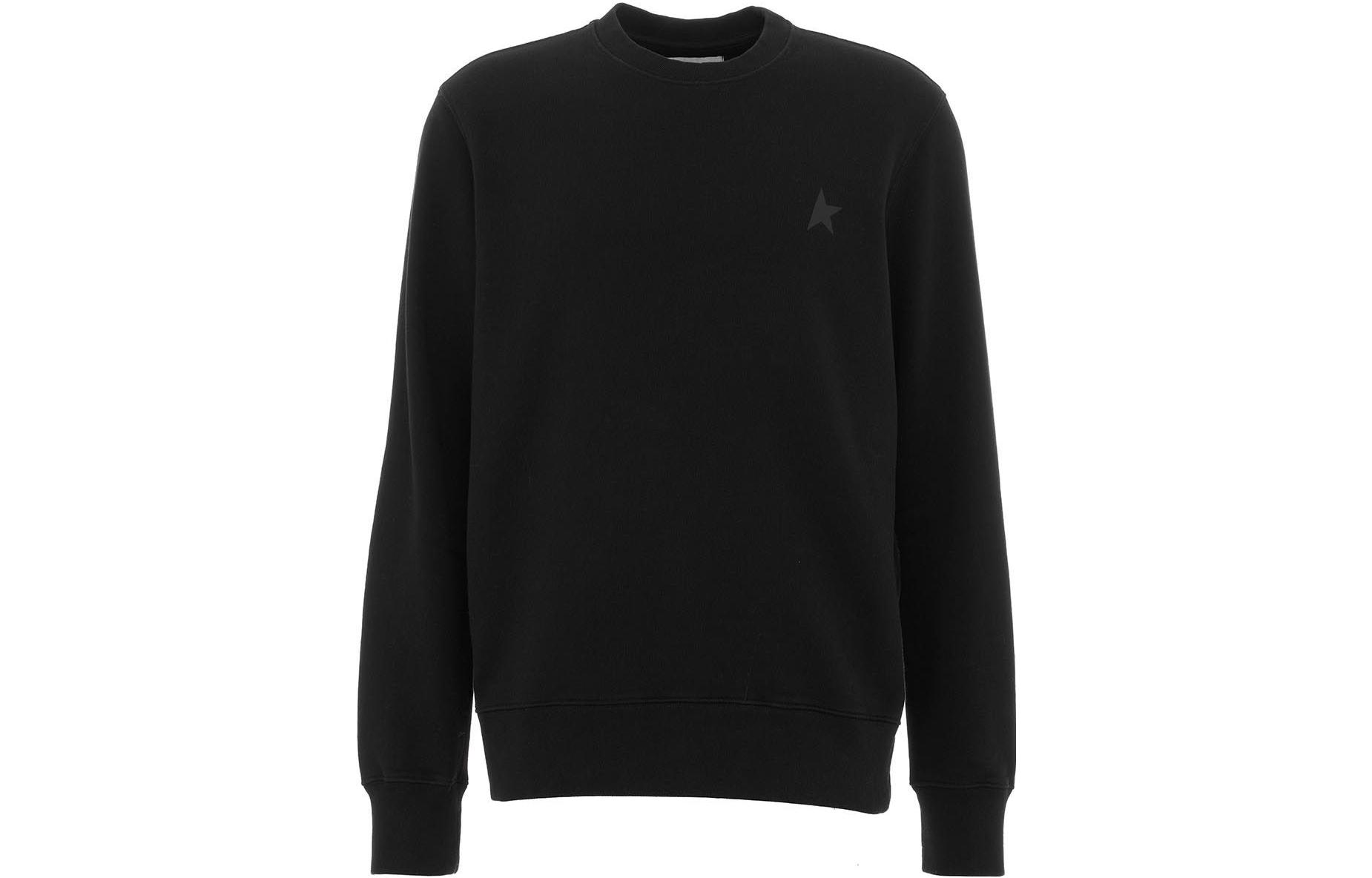 Golden Goose FW22 Black Crewneck Pullover Sweatshirt GMP01223P0005252290100