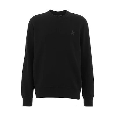 Golden Goose FW22 Black Crewneck Pullover Sweatshirt GMP01223P0005252290100