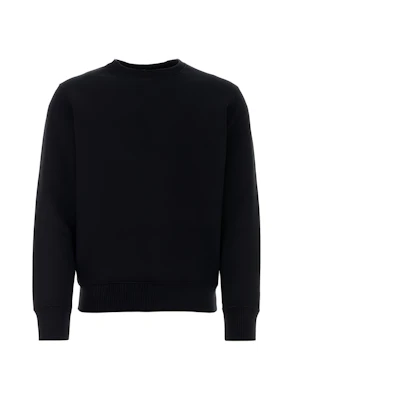 Golden Goose FW22 Black Crewneck Pullover Sweatshirt Plain Design GMP01223P00064190292