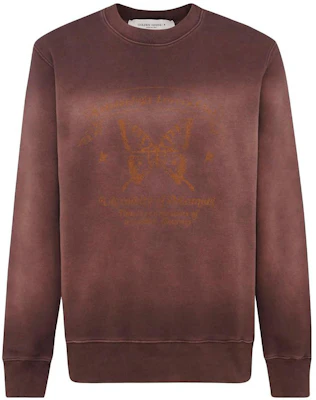 Golden Goose FW22 棕紅色男款印花圖案休閒圓領衫 GMP01223P00081481807 Buy Golden Goose FW22 棕紅色男款印花圖案休閒圓領衫 GMP01223P00081481807