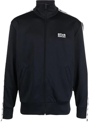 金鵝FW22男士海軍藍字母標誌印花拉鍊夾克 GMP00875P00052050767 Buy 金鵝FW22男士海軍藍字母標誌印花拉鍊夾克 GMP00875P00052050767