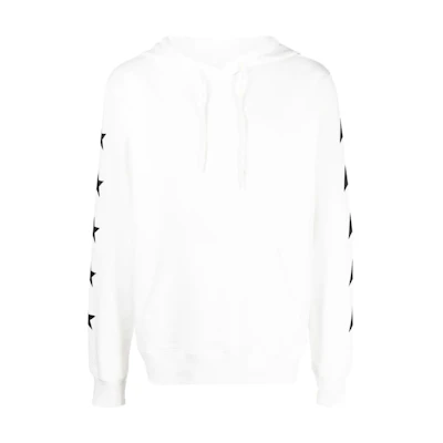 Golden Goose FW22 White Geometric Printed Pullover Hoodie GMP01224P00053410658