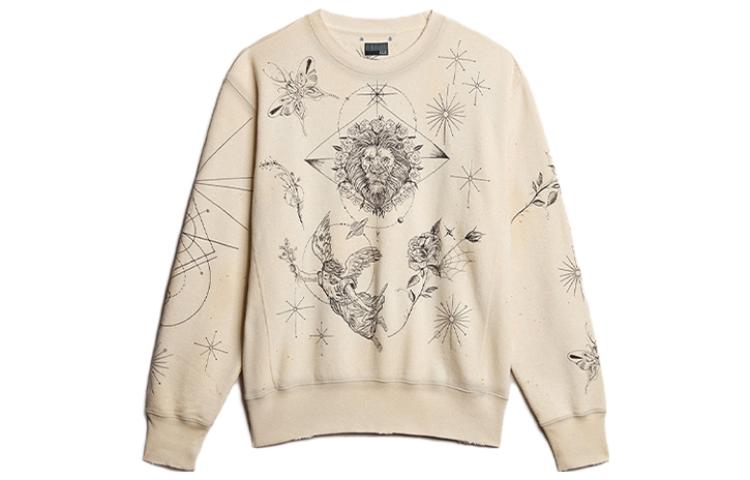 Golden Goose FW23 Artist Series Graphic Beige Unisex Crewneck Sweater GUP01867P00155482432
