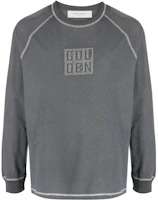 Golden Goose FW23 Distressed Logo Crewneck Sweatshirt Men’s Grey GMP01461P00120860445 Golden Goose FW23 Distressed Logo Crewneck Sweatshirt Men’s Grey GMP01461P00120860445