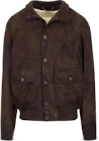 Golden Goose Gold Series Suede Flight Jacket Brown Outfit GMP00907P00065355429 Golden Goose Gold Series Suede Flight Jacket Brown Outfit GMP00907P00065355429