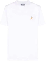 Golden Goose Graphic Print Loose Fit Crewneck T-Shirt White GMP00880P00059410272 Golden Goose Graphic Print Loose Fit Crewneck T-Shirt White GMP00880P00059410272