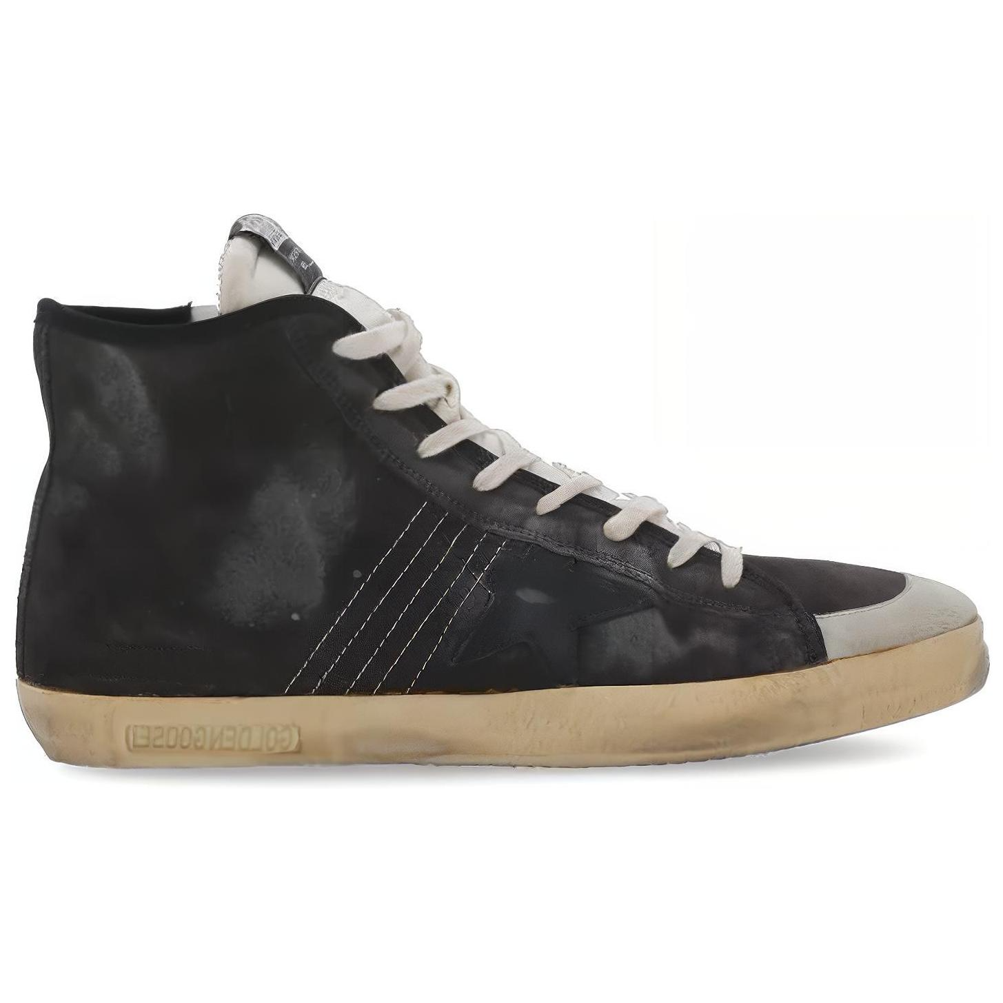 Golden Goose Hi-Top Sneakers 'Black Velvet' 圖 2