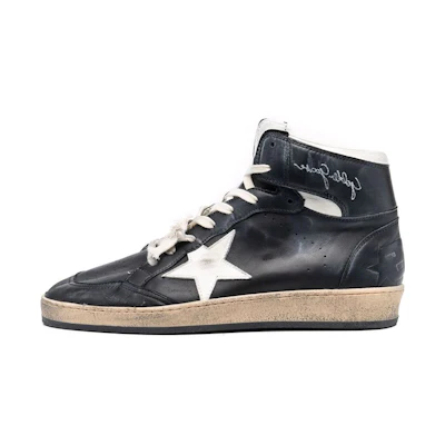 Golden Goose Hi Star 'Black Leather'