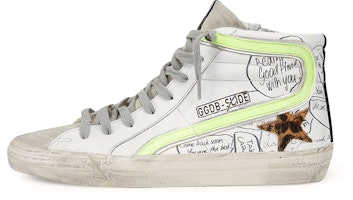 Golden Goose Hi Star 'Distressed White' GMF00115.F000379.80335 Golden Goose Hi Star 'Distressed White' GMF00115.F000379.80335