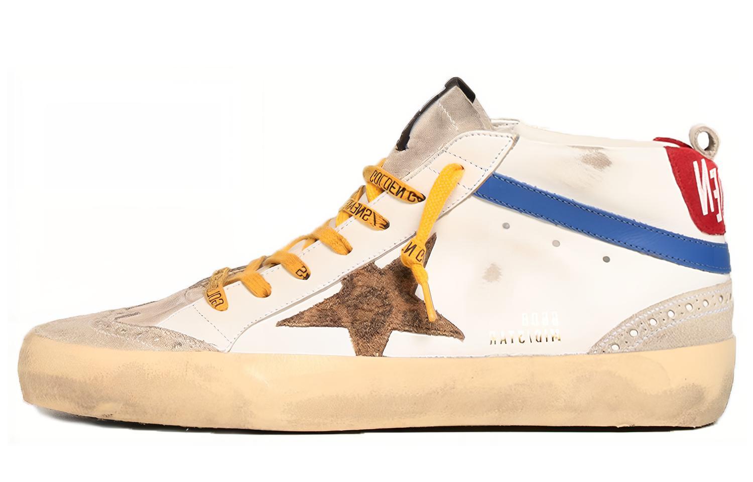 Golden Goose Hi Star 'Distressed White' GMF00122.F002108.10784