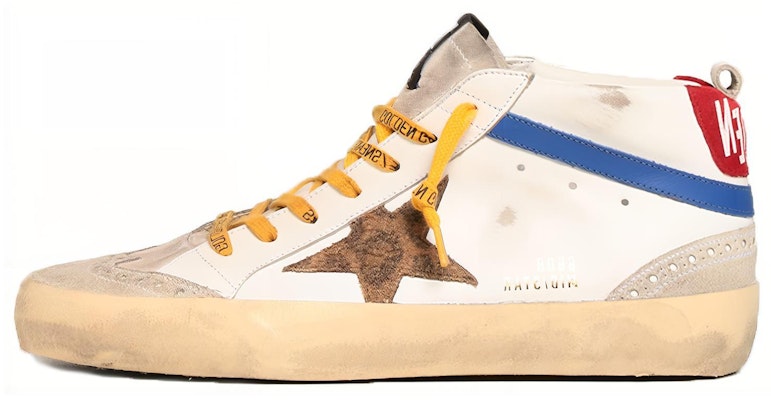 金鵝做舊高筒運動滑板鞋 白色 Buy 金鵝做舊高筒運動滑板鞋 白色