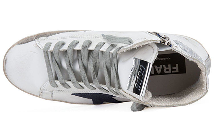 Shop Golden Goose Hi Star 'Kulit Putih Lusuh' G33MS591.B39