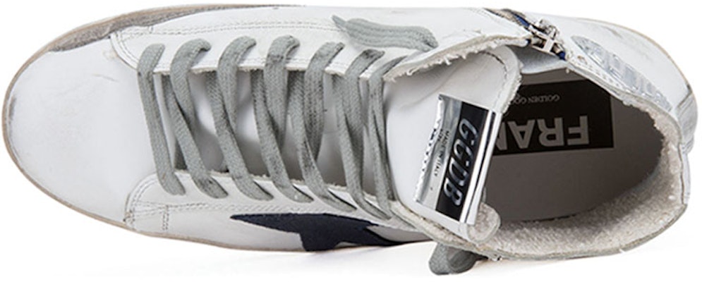 Golden Goose Hi Star 'Distressed White Leather' G33MS591.B39 Shop Golden Goose Hi Star 'Distressed White Leather' G33MS591.B39