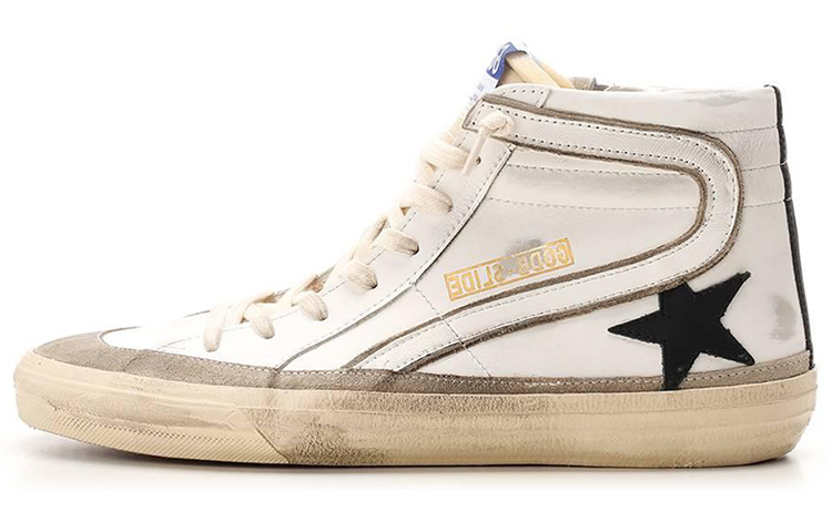 Golden Goose Hi Star 'Distressed White Leather'