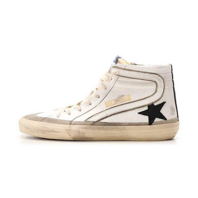 Golden Goose Hi Star 'Distressed White Leather'