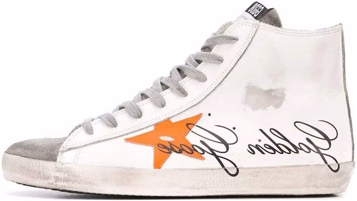 Golden Goose Hi Star ''Cuir Blanc'' G36MS591.C64 Buy Golden Goose Hi Star ''Cuir Blanc'' G36MS591.C64