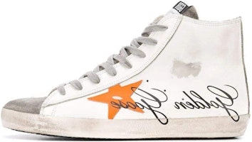 Golden Goose Hi Star 'White Leather' G36MS591.C64 Golden Goose Hi Star 'White Leather' G36MS591.C64