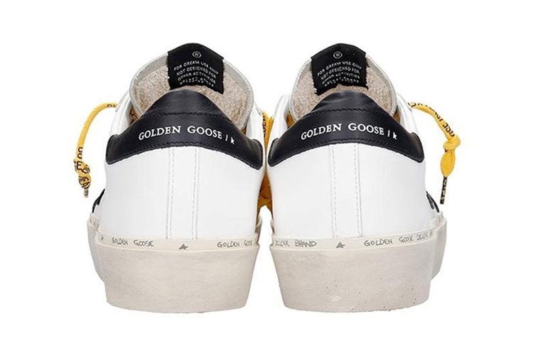 Purchase Golden Goose 高帮星星运动鞋‘白黄’ GMF00118.F000391.10297