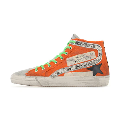 Golden Goose High-Top Sneaker 'Orange'