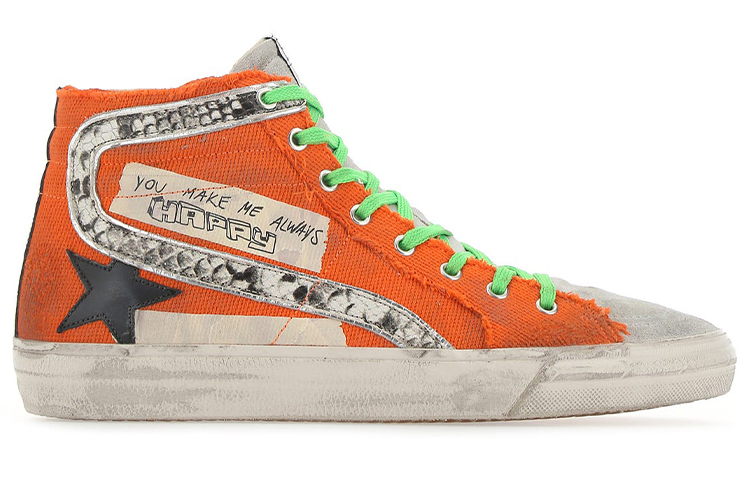 Golden Goose High-Top Sneaker 'Orange' 圖 2