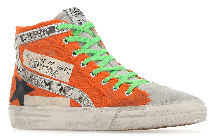 Golden Goose High-Top Sneaker 'Orange' 圖 3