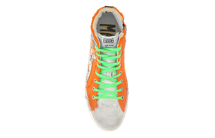 Golden Goose High-Top Sneaker 'Orange' 圖 4
