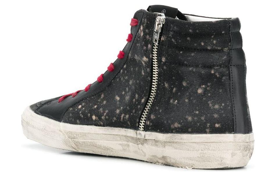 Shop Golden Goose High-Top Sneaker ''Schwarzes Leder'' G34MS595.A19