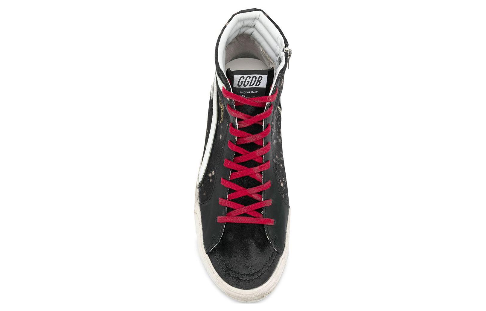 Purchase Golden Goose High-Top Sneaker ''Schwarzes Leder'' G34MS595.A19