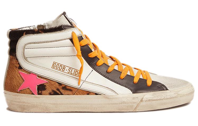 Golden Goose High-Top Sneakers 'White Brown' 圖 2