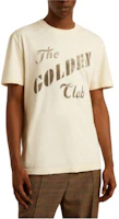 Purchase Golden Goose 象牙色字母印花圓領T恤 GMP01220P00164211421