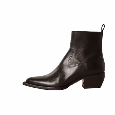 Golden Goose Leather Ankle Boots 'Versatile CMFT Black'